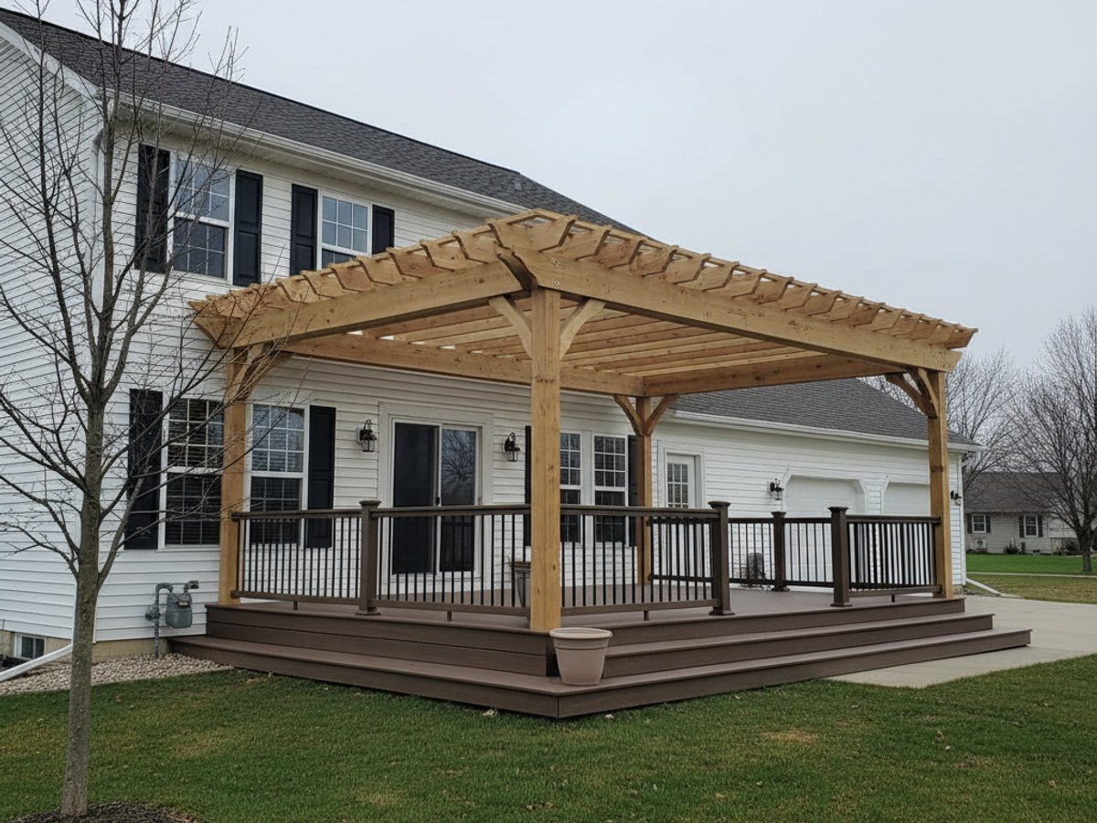 Deck Repair completed by Omega Deck Company in Cudahy, WI