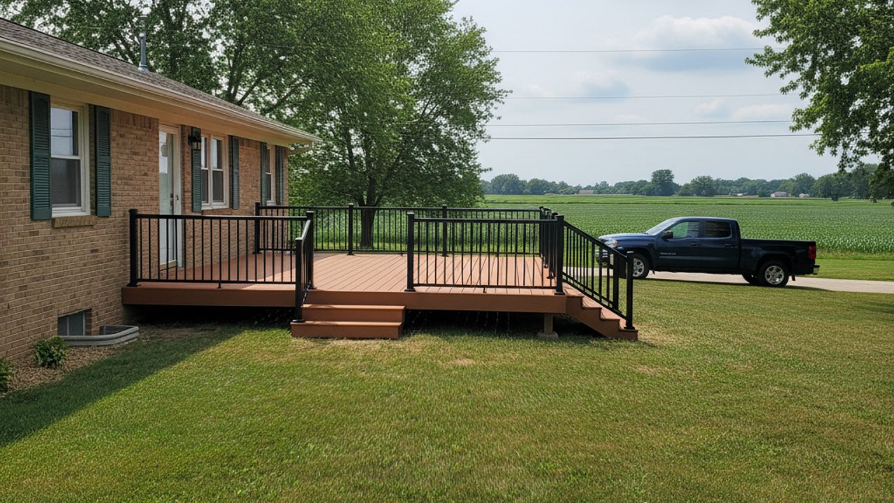 Deck Staining & Sealing completed by Omega Deck Company in Milwaukee, WI
